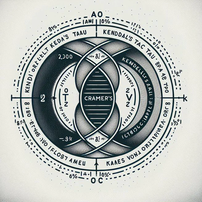 Relationship Between Kendall’s Tau and Cramer’s V